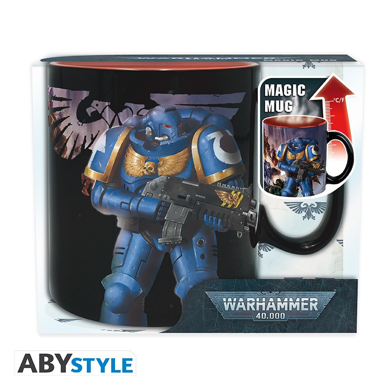 Warhammer 40,000 Heat Change Mug - Ultramarine/Black Legion